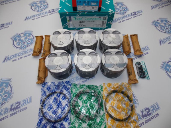 Поршни + кольца 6шт ремонт +0,50 TOYOTA 2JZ-GE '91-