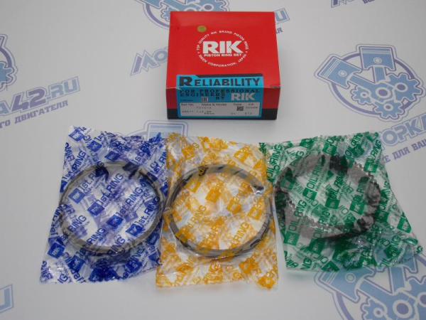 Кольца поршневые RIK стандарт TOYOTA 1JZ-GE, 2JZ-GE