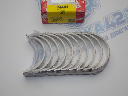 Вкладыши коренные TAIHO ремонт +0,25 TOYOTA 3E, 5E-FE