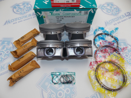 Поршни + кольца к-кт 4шт стандарт HYUNDAI G4NA, G4ND