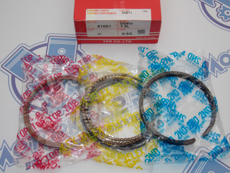 Поршни + кольца 4шт ремонт +0,50 GM G15MF, G15SF