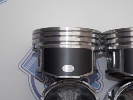 Поршни + кольца к-кт 6шт ремонт +0,50 MAZDA GY-DE