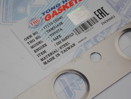 Прокладка вЫпускного коллектора THG TOYOTA  4A, 5A 91-