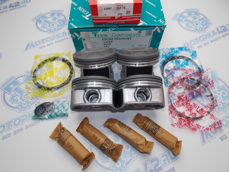 Поршни + кольца к-кт 4шт стандарт TOYOTA 2AZ-FE '01-