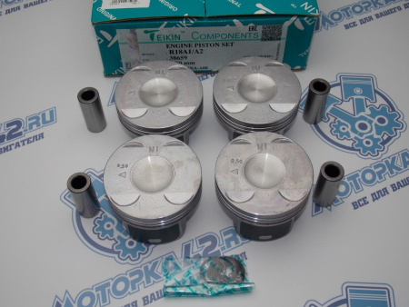 Поршни TEIKIN к-кт 4шт ремонт +0,50 HONDA R18A