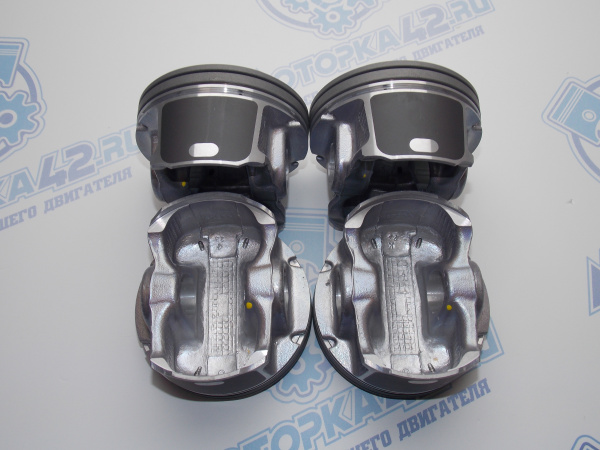 Поршни + кольца к-кт 4шт ремонт +0,50 NISSAN QR25DE '08-