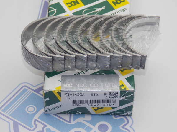 Вкладыши коренные NDC стандарт TOYOTA 1SZ, 2SZ-FE