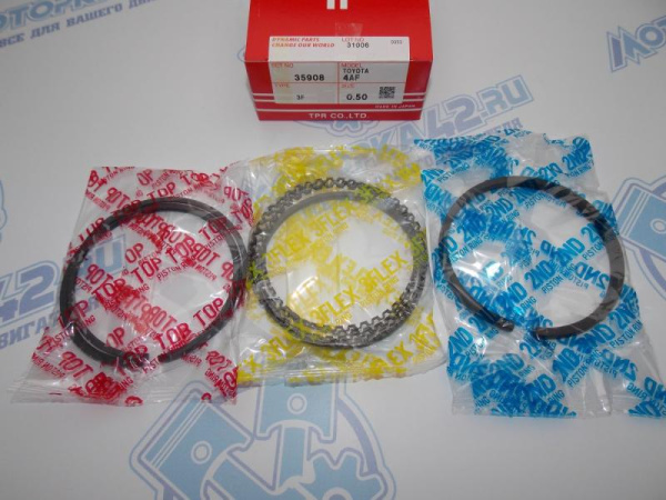 Кольца поршневые TPR ремонт +0,50 TOYOTA 4A