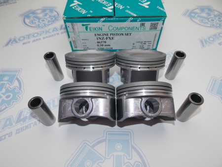 Поршни TEIKIN к-кт 4шт ремонт +0,50 TOYOTA 1NZ-FE II