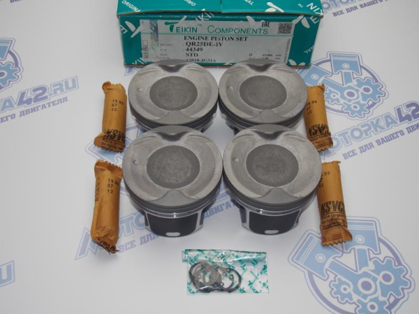 Поршни TEIKIN к-кт 4шт стандарт NISSAN QR25DE 