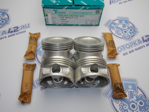 Поршни + кольца к-кт 4шт ремонт +1,00 GM G15MF, G15SF