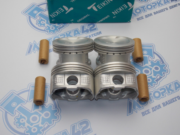Поршни + кольца к-кт 4шт ремонт +1,00 TOYOTA 2SZ-FE II