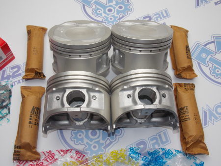 Поршни + кольца 4шт ремонт +0,50 TOYOTA 3S-FE '94-