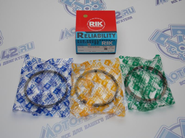 Кольца поршневые RIK ремонт +0,50 HYUNDAI G4ED-G