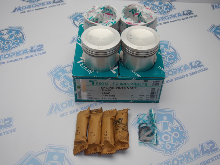Поршни + кольца к-кт 4шт ремонт +0,50 NISSAN GA14DE