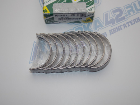 Вкладыши коренные NDC стандарт TOYOTA 1NZ-FE, 2NZ-FE