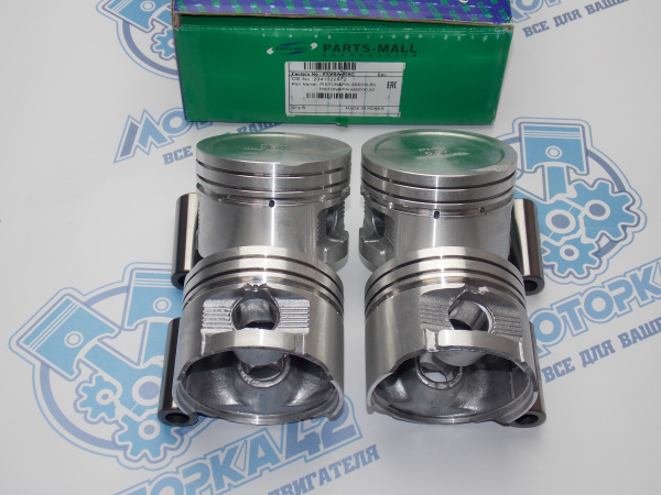 Поршни PMC к-кт 4шт ремонт +0,50 G4EA