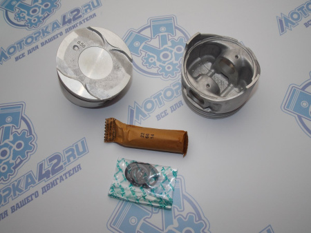 Поршни + кольца к-кт 4шт ремонт +0,50 TOYOTA 4S-FE