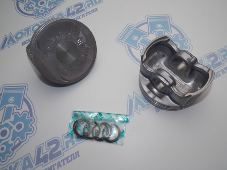 Поршни + кольца к-кт 4шт ремонт +0,50 HONDA R20A