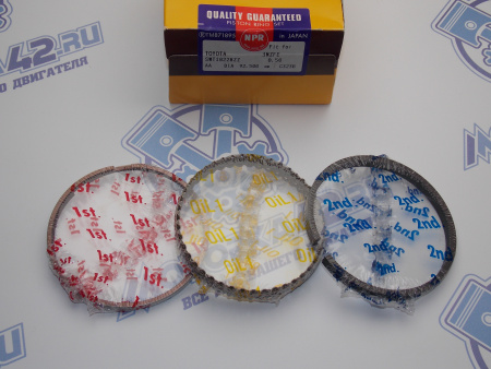 Поршни + кольца 6шт ремонт +0,50 TOYOTA 3MZ-FE