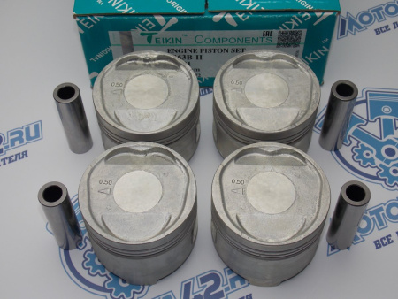 Поршни TEIKIN к-кт 4шт ремонт +0,50 MMC 4G63 OLD