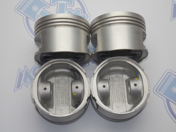 Поршни + кольца 4шт ремонт +1,00 NISSAN QG15DE