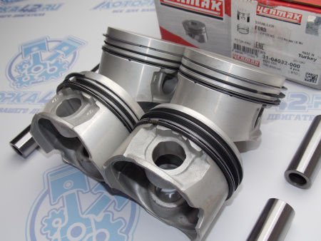Поршни + кольца  4шт стандарт FORD RDA, RKA MONDEO 1.8