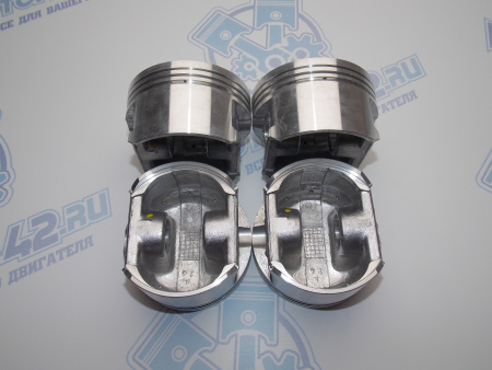 Поршни + кольца к-кт 4шт ремонт +0,50 HONDA D17A1