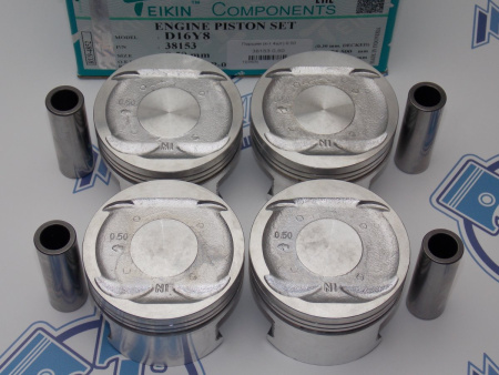 Поршни TEIKIN к-кт 4шт ремонт +0,50 HONDA D15B