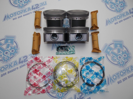 Поршни + кольца к-кт 4шт ремонт +1,0 TOYOTA 1ZZ-FE