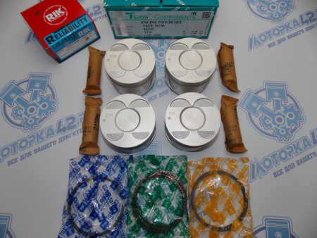 Поршни + кольца к-кт 4шт стандарт TOYOTA 5A-FE