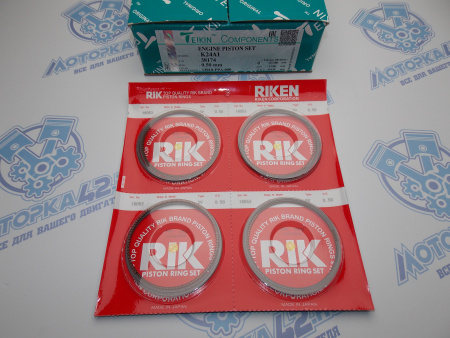 Поршни + кольца к-кт 4шт ремонт +0,50 HONDA K24A, K24A1