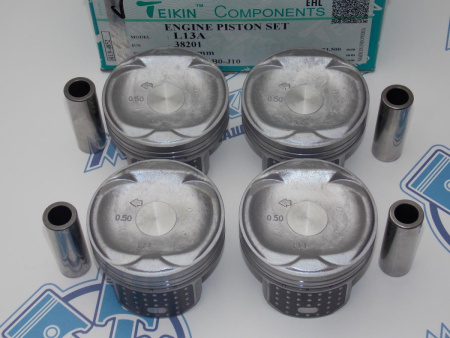 Поршни TEIKIN к-кт 4шт ремонт +0,50 HONDA L13A