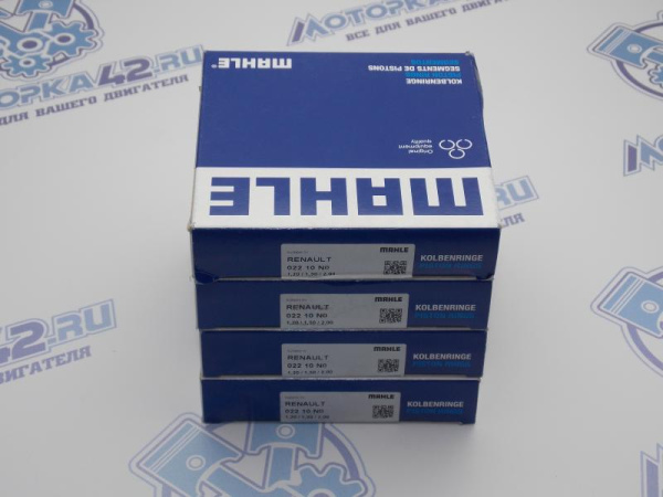 Кольца MAHLE к-кт 4шт стандарт RENAULT F4R