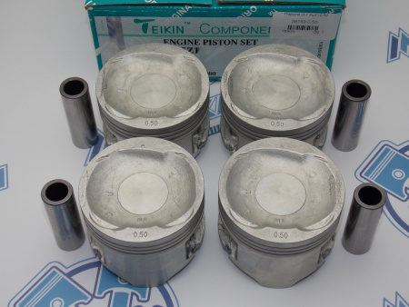 Поршни TEIKIN к-кт 4шт ремонт +0,50 HONDA D15Z1