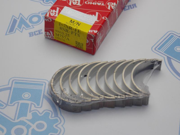 Вкладыши коренные TAIHO ремонт +0,25 TOYOTA 1NR