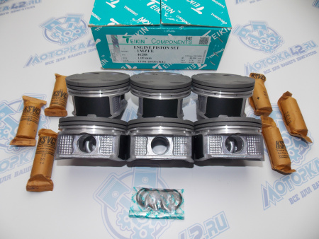 Поршни TEIKIN к-кт 6шт ремонт +1,00 TOYOTA 1MZ-FE, 2MZ-FE