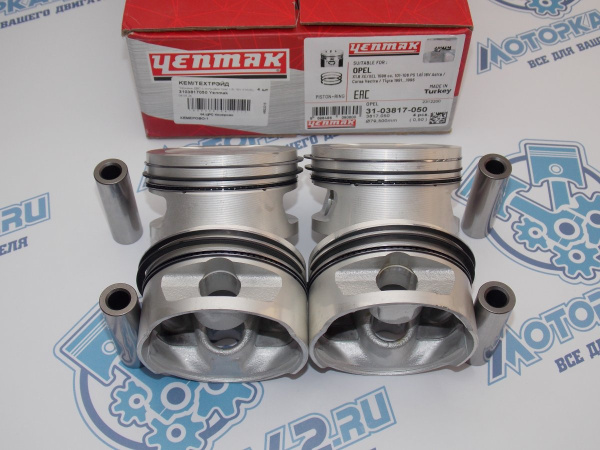 Поршни YENMAK к-кт 4шт ремонт +0,50 OPEL C16XE, X16XEL, X16XE