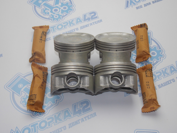 Поршни + кольца к-кт 4шт ремонт +1,00 HONDA D15-II