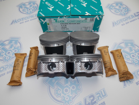 Поршни TEIKIN к-кт 4шт ремонт +0,50 MAZDA 2,3 LFX, L3V, LFD '02- 