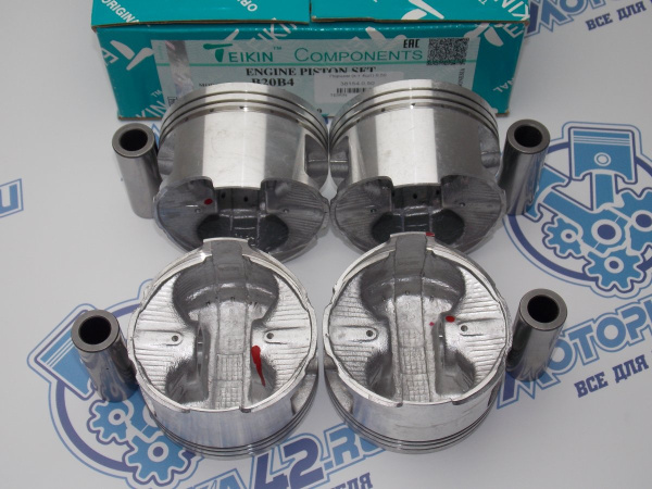Поршни TEIKIN к-кт 4шт ремонт +0,50 HONDA B20B