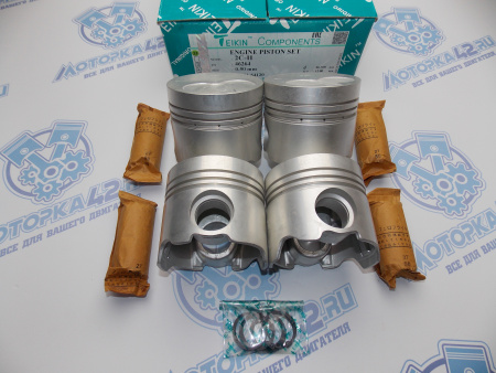 Поршни TEIKIN к-кт 4шт ремонт +0,50 TOYOTA 2C-T