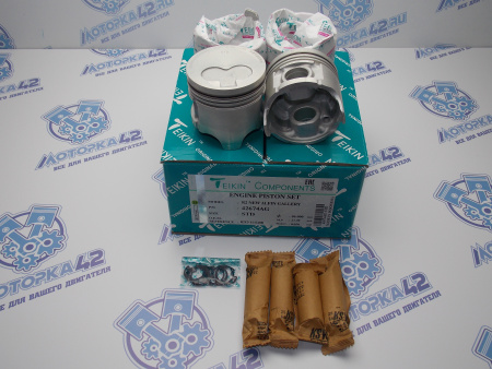 Поршни + кольца к-кт 4шт стандарт MAZDA R2 Alfin Gallery