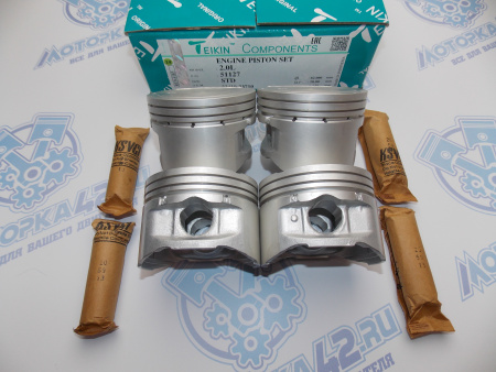 Поршни TEIKIN к-кт 4шт стандарт HYUNDAI G4GC, G4JP