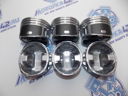 Поршни + кольца к-кт 6шт ремонт +0,50 MAZDA GY-DE