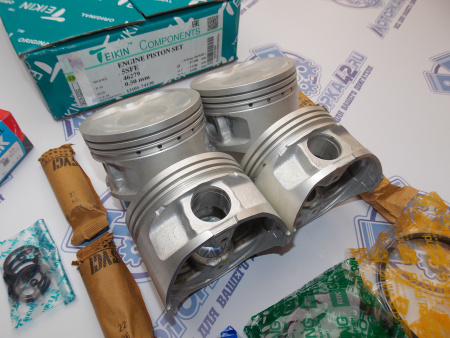 Поршни + кольца 4шт ремонт +0,50 TOYOTA 5S-FE '90-