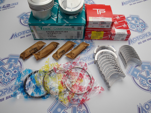 Комплект ремонта двигателя G4EC ТагАЗ Акцент