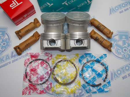 Поршни + кольца к-кт 4шт стандарт HONDA P2C