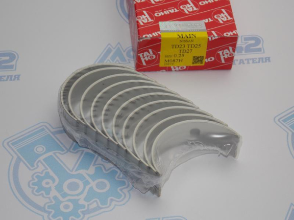 Вкладыши коренные TAIHO ремонт +0,25 NISSAN TD27-T