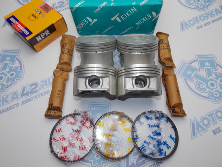 Поршни + кольца к-кт 4шт стандарт HONDA PLC